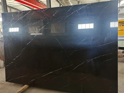 Čína Nero Marquina mramor